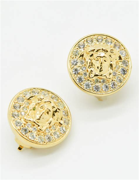 versace earrings uk|vintage versace earrings.